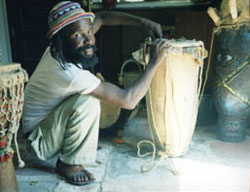 Bonga making drum